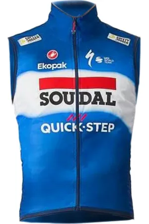 Castelli Cyklistická vesta - SOUDAL QUICK-STEP 2024 PRO LIGHT WIND