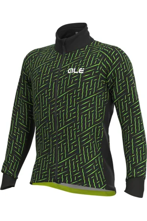 Alé Cyklistická zateplená bunda - PR-R GREEN BOLT