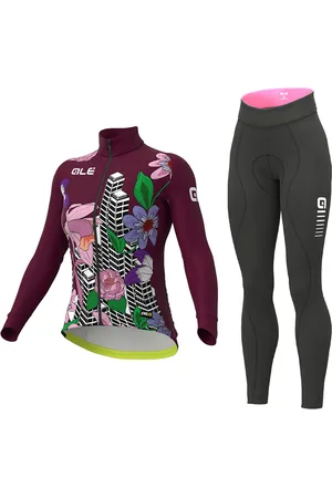 Alé Cyklistický zimní dres a kalhoty - PR-R CITY LADY WNT
