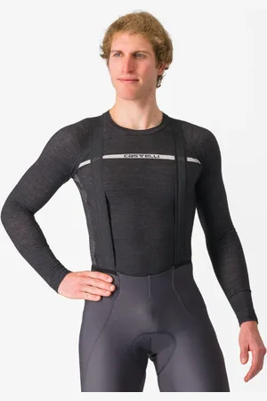 Castelli Cyklistické triko s dlouhým rukávem - MERINO