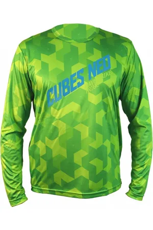 HAVEN Cyklistický dres s dlouhým rukávem letní - CUBES NEO LONG