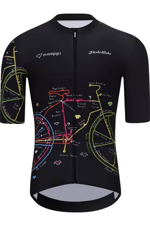 HOLOKOLO Cyklistický dres s krátkým rukávem - MAAPPI DARK