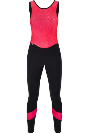 Santini Cyklistické kalhoty dlouhé s laclem - CORAL BENGAL LADY