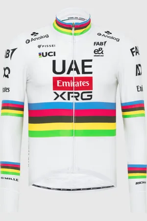 PISSEI Cyklistický dres s dlouhým rukávem letní - TADEJ POGACAR WORLD CHAMP REPLICA