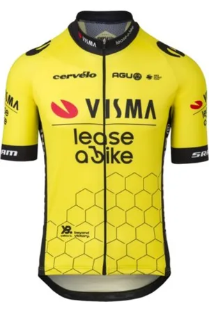 AGU Cyklistický dres s krátkým rukávem - REPLICA VISMA | LEASE A BIKE 2024
