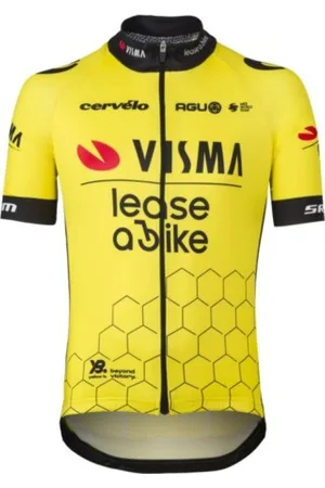 AGU Cyklistický dres s krátkým rukávem - REPLICA VISMA | LEASE A BIKE K 2024