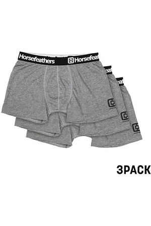 Horsefeathers Boxerky Dynasty 3Pack - heather