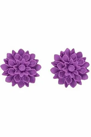 Horsefeathers Flowerski náušnice - lavender