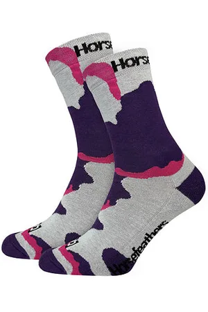 Horsefeathers Ponožky Camo - grape