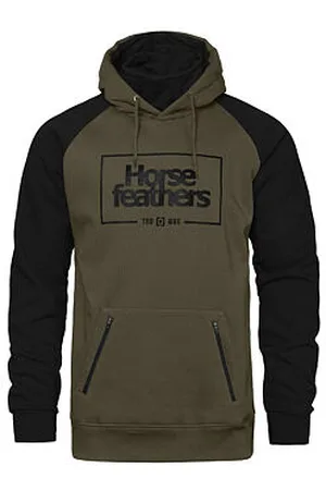 Horsefeathers Mikina Sherman II - burnt olive