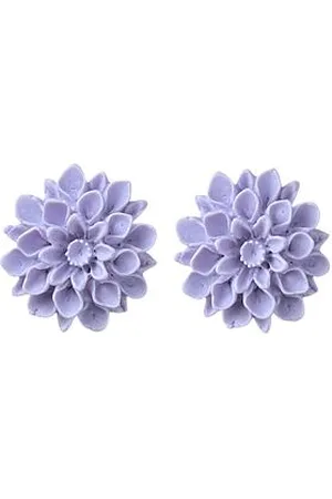 Horsefeathers Flowerski náušnice - pastel lila