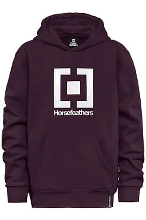 Horsefeathers Dětská mikina Leader - blackberry
