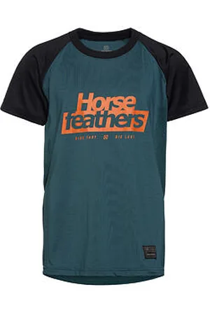 Horsefeathers Dětský bike dres Spike - petrol/black