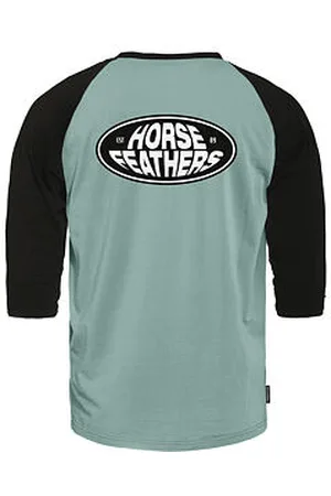 Horsefeathers Triko Dynamo Raglan - haze/black