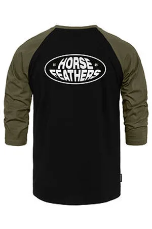 Horsefeathers Triko Dynamo Raglan - /burnt olive