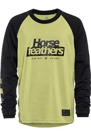 Horsefeathers Dětský bike dres Spike LS - nile/black