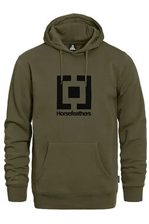 Horsefeathers Mikina Leader - burnt olive