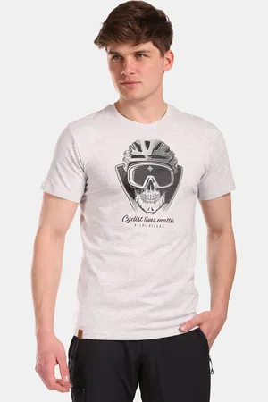 Kilpi Pánské bavlněné tričko vibe-m světle šedá 3xl