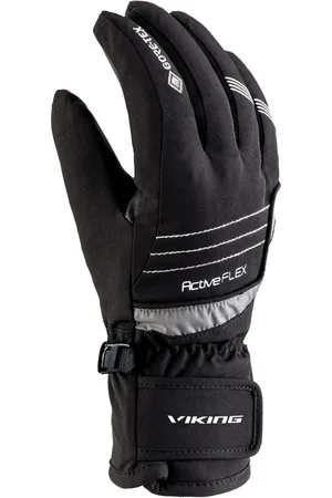 Viking Dětské lyžařské rukavice helix gtx® šedá 4