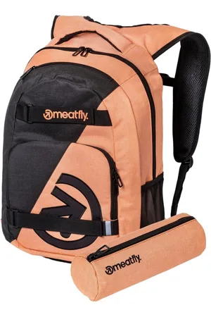 MEATFLY Batoh exile + penál zdarma broskvová/šedá 24 l