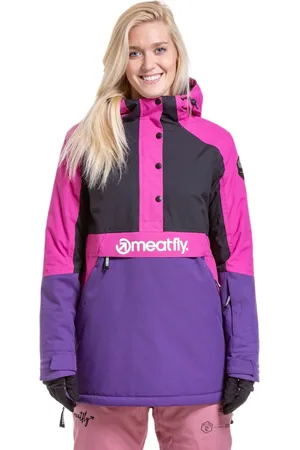MEATFLY Dámská snb & ski bunda aiko fialová/ s