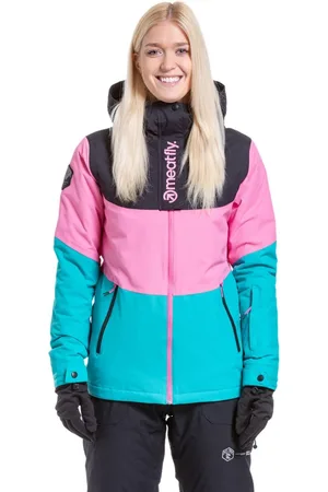 MEATFLY Dámská snb & ski bunda kirsten /tyrkysová xs
