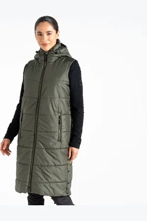 Dare 2B Dámská dlouhá vesta distinguish khaki 34
