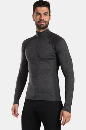 Kilpi Pánské termotričko z merino vlny jager-m tmavě šedá 3xl
