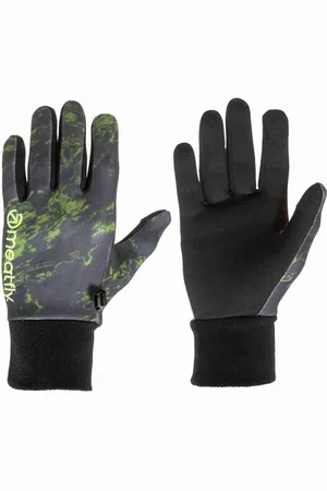 MEATFLY Dětské rukavice powerstretch /limetková s (10y)