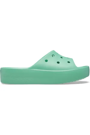 Crocs Dámské pantofle classic platform světle 37-38