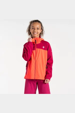 Dare 2B Dětská softshellová bunda cheer oranžová/ 110-116