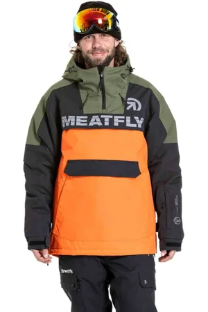 MEATFLY Pánská snb & ski bunda zenith /oranžová m