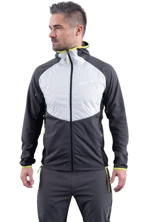Gts Pánská hybridní bunda 402422 šedá xl