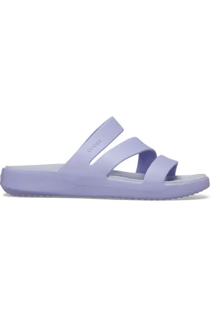 Crocs Dámské pantofle getaway strappy fialová 41-42