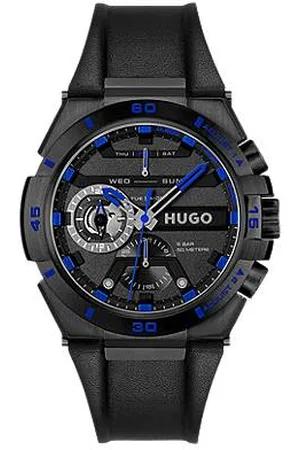HUGO BOSS Plated watch with leather strap