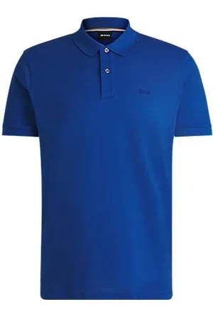 HUGO BOSS Pallas polo shirt in cotton piqué with logo details