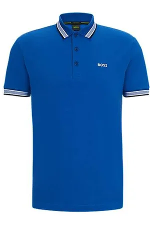 HUGO BOSS Paddy polo shirt in cotton piqué with logo undercollar