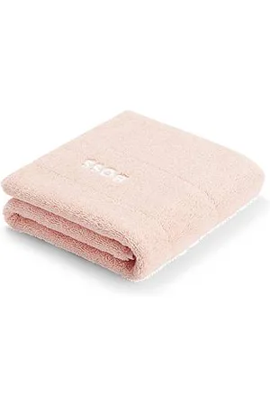 HUGO BOSS Cotton bath mat with contrast logo embroidery