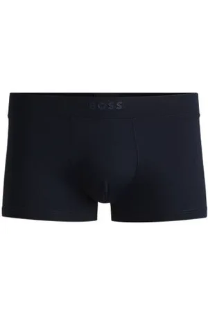 HUGO BOSS Stretch-jersey trunks with 3D logo