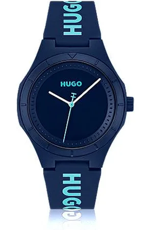 HUGO BOSS Matte- watch with branded silicone strap