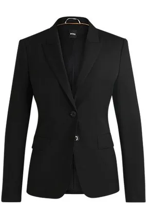 HUGO BOSS Regular-fit blazer in virgin wool