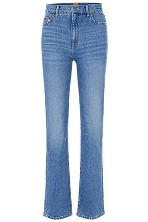 HUGO BOSS High-waisted jeans in comfort-stretch denim