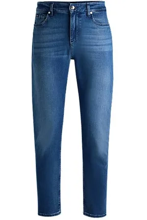 HUGO BOSS Maine Regular-fit jeans in soft-touch denim