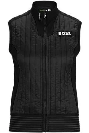 HUGO BOSS X ASSOS insulated gilet in water-repellent material
