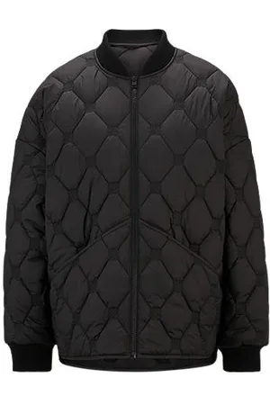 HUGO BOSS Water-repellent liner jacket with stacked-logo quilting