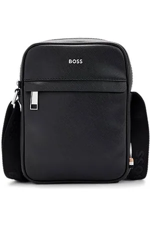 HUGO BOSS Reporter bag with signature stripe and logo detail