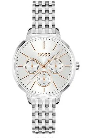 HUGO BOSS Tone watch with crystal-studded dial