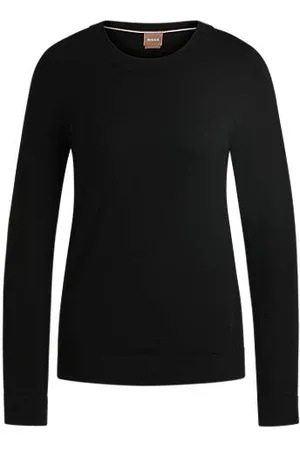 HUGO BOSS Crew-neck sweater in merino wool
