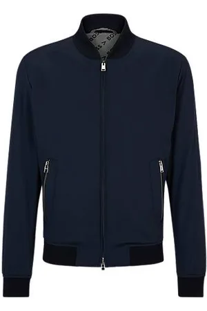 HUGO BOSS Slim-fit jacket in performance-stretch jersey