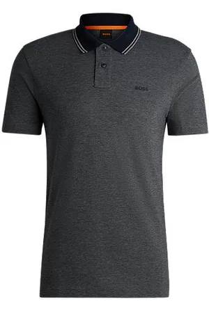 HUGO BOSS Relaxed-fit polo shirt in Oxford-piqué cotton